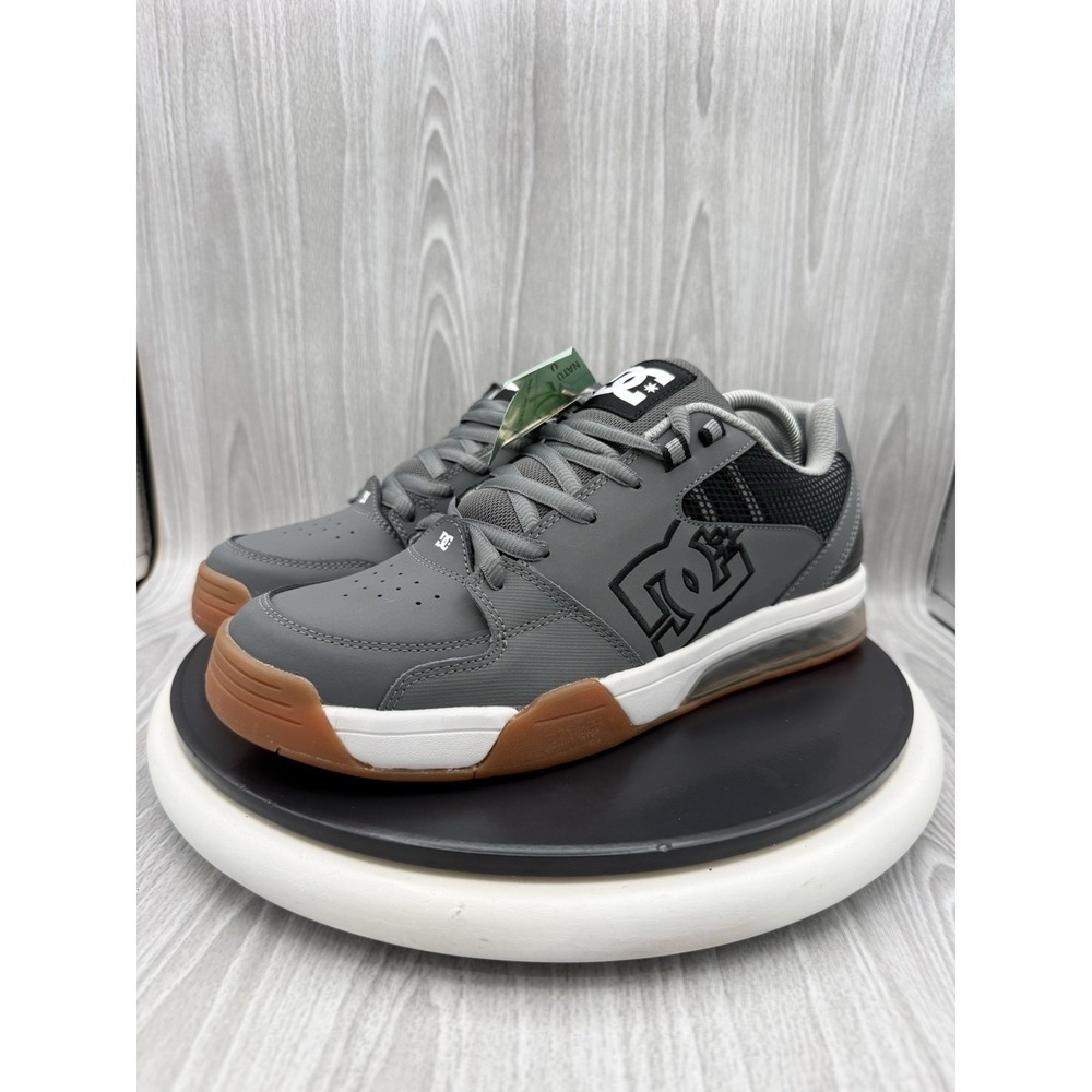 DC Shoes Versatile Mens Size 10.5 Grey White Causal Skate Shoes Skateboard NEW